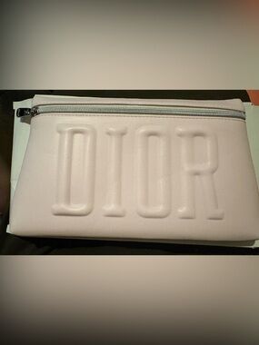 Blush Colored Christian Dior Makeup Tote.